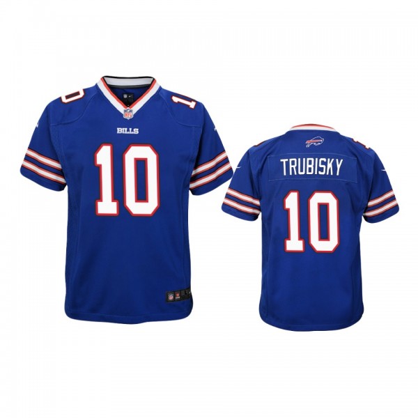 Youth Bills Mitchell Trubisky Royal Game Jersey