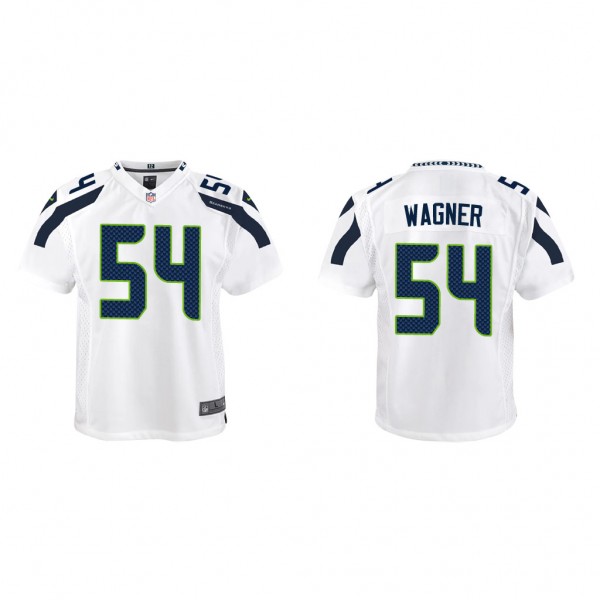Youth Bobby Wagner Seattle Seahawks White Game Jer...