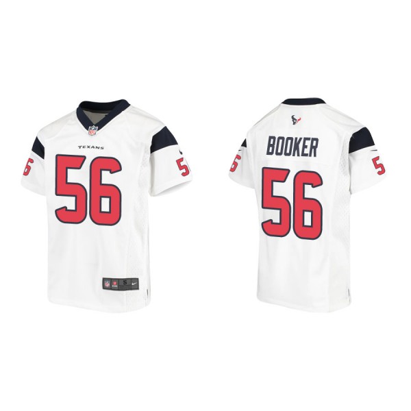 Youth Booker Texans White Game Jersey