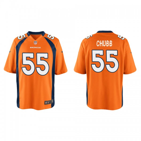Youth Bradley Chubb Denver Broncos Orange Game Jersey