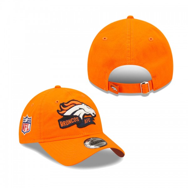 Youth Denver Broncos Orange 2022 Sideline Adjustab...