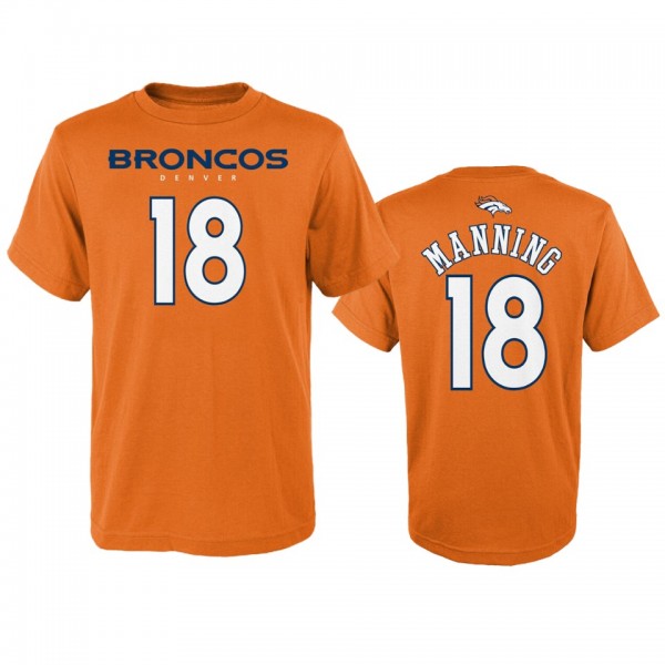 Denver Broncos Peyton Manning Orange Mainliner Ret...