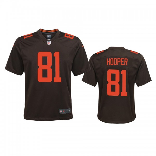 Youth Cleveland Browns Austin Hooper Brown 2020 Al...