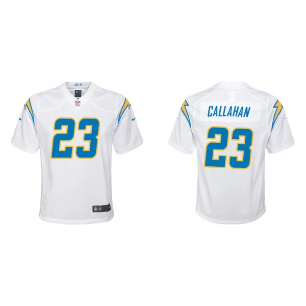 Youth Los Angeles Chargers Bryce Callahan White Game Jersey