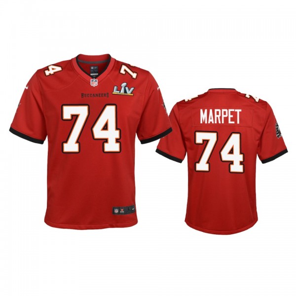 Youth Buccaneers Ali Marpet Red Super Bowl LV Game...