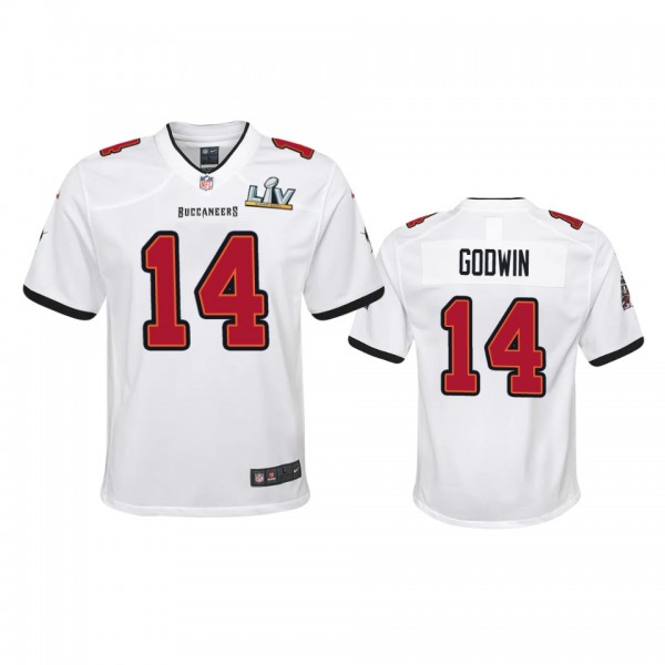 Youth Buccaneers Chris Godwin White Super Bowl LV ...