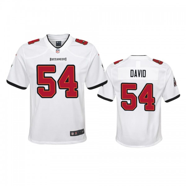 Youth Buccaneers Lavonte David White Game Jersey