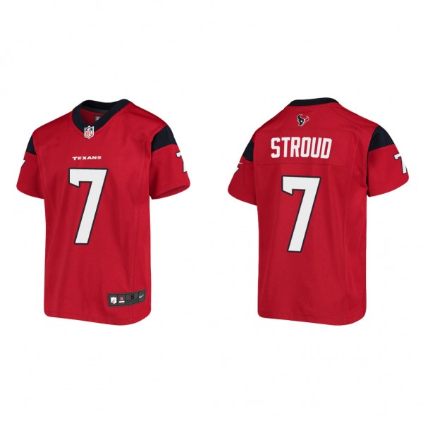 Youth Houston Texans C. J. Stroud Red 2023 NFL Dra...