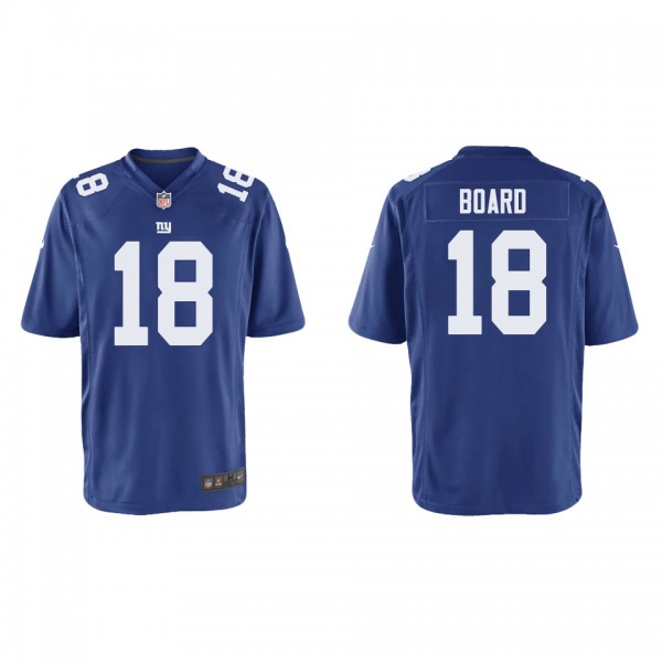 Youth C.J. Board New York Giants Royal Game Jersey