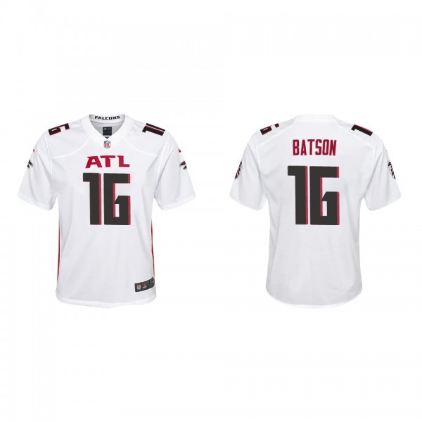 Youth Atlanta Falcons Cameron Batson White Game Je...
