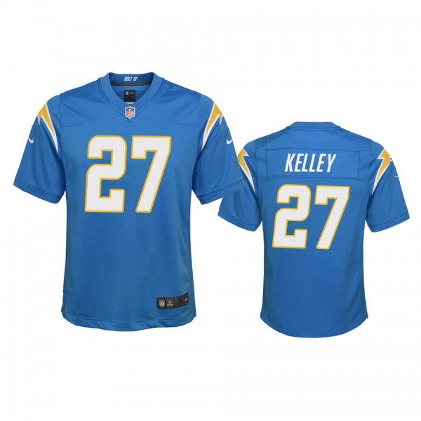 Youth Chargers Joshua Kelley Powder Blue Game 2020...