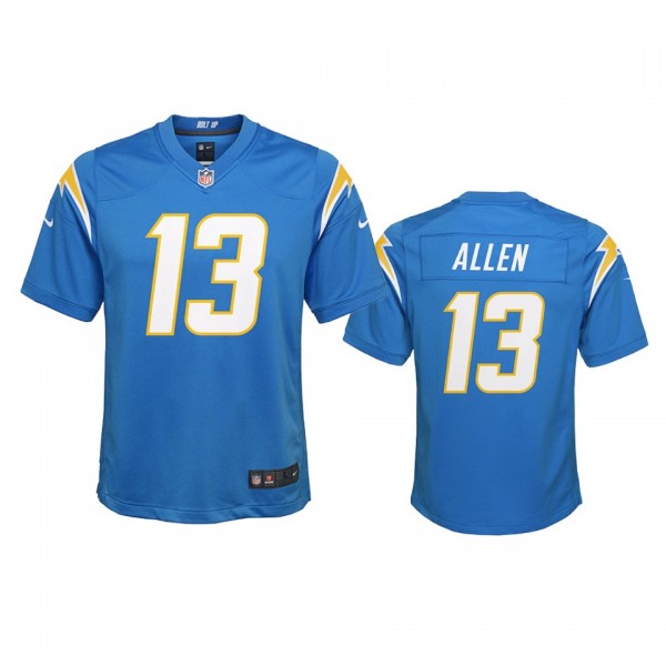 Youth Chargers Keenan Allen Powder Blue Game Jerse...