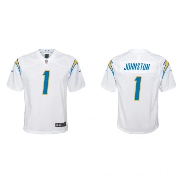 Youth Los Angeles Chargers Quentin Johnston White ...