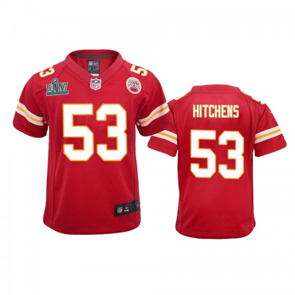 Youth Chiefs Anthony Hitchens Red Super Bowl LIV G...