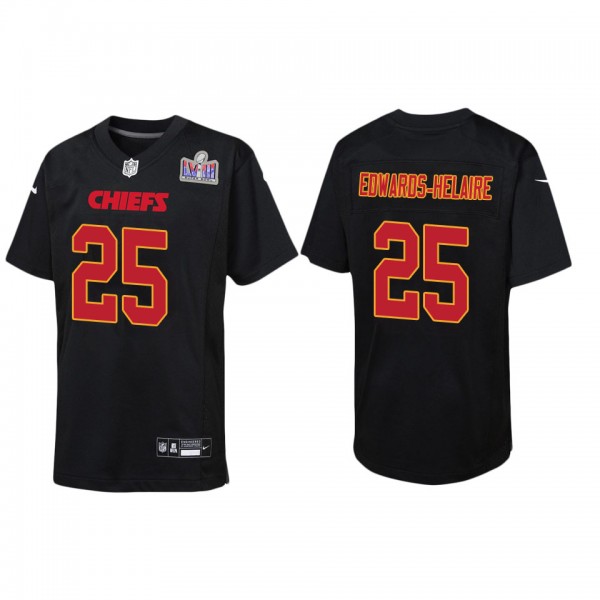 Youth Clyde Edwards-Helaire Kansas City Chiefs Bla...