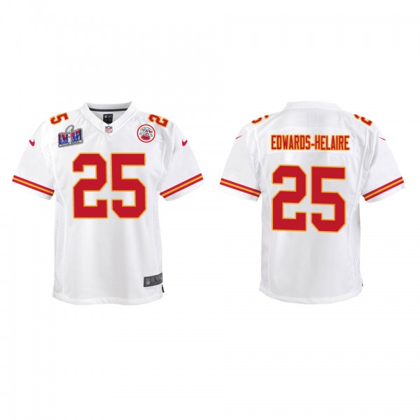 Youth Clyde Edwards-Helaire Kansas City Chiefs Whi...