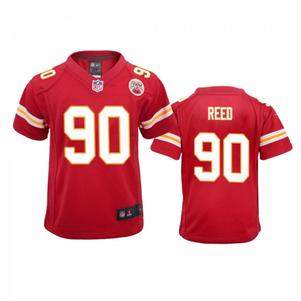 Youth Chiefs Jarran Reed Red Game Jersey