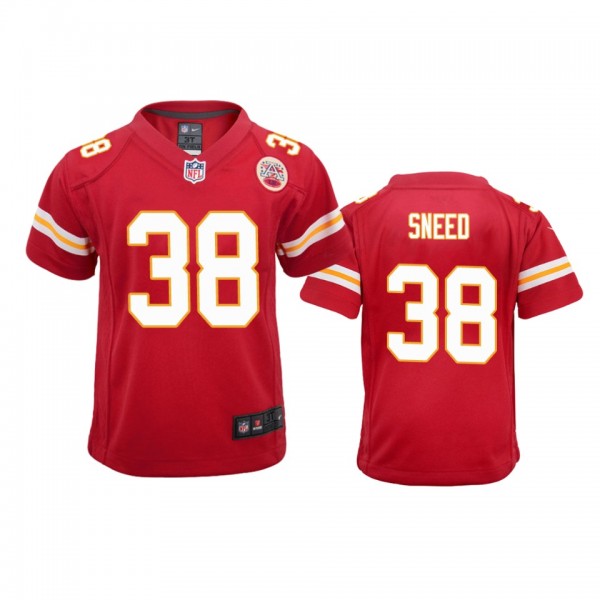 Youth Chiefs L'Jarius Sneed Red Game Jersey