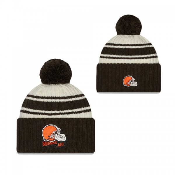 Youth Cleveland Browns Cream Brown 2022 Sideline S...