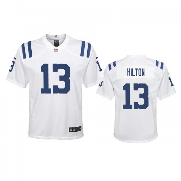 Youth Indianapolis Colts T.Y. Hilton White 2020 Ga...
