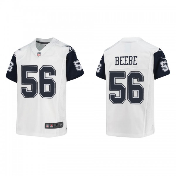 Youth Cooper Beebe Dallas Cowboys White Alternate ...