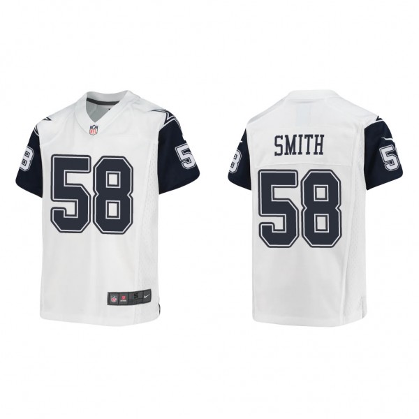 Youth Dallas Cowboys Mazi Smith White 2023 NFL Draft Alternate Game Jersey