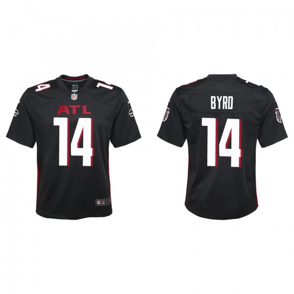 Youth Atlanta Falcons Damiere Byrd Black Game Jers...