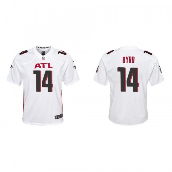 Youth Atlanta Falcons Damiere Byrd White Game Jers...
