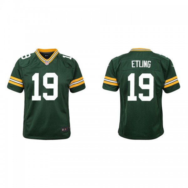 Youth Green Bay Packers Danny Etling Green Game Jersey