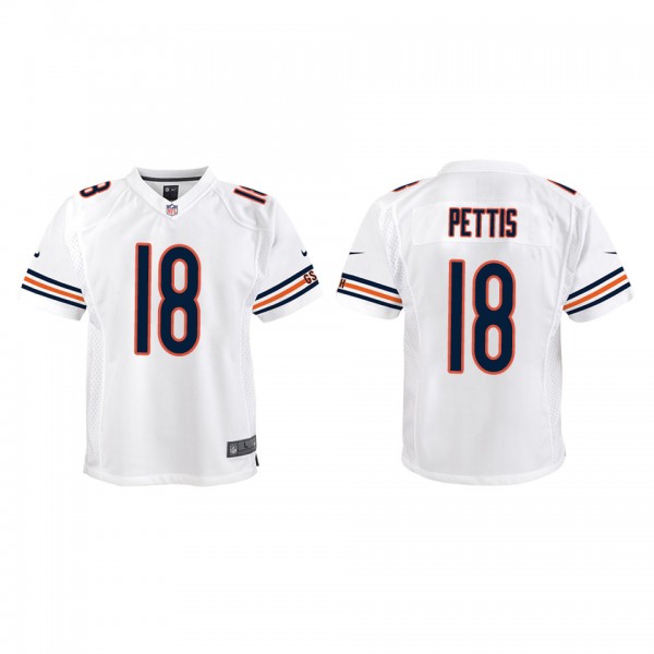 Youth Chicago Bears Dante Pettis White Game Jersey