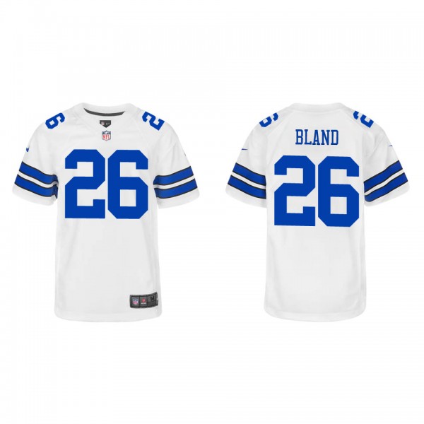 Youth Dallas Cowboys DaRon Bland White Game Jersey
