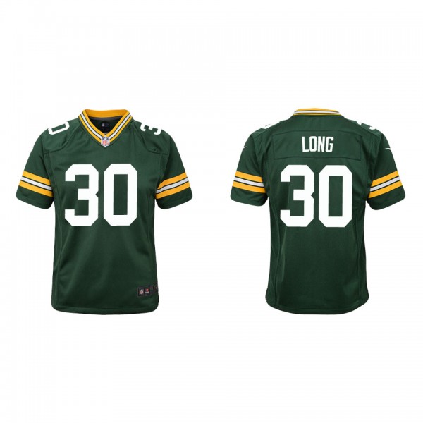 Youth Green Bay Packers David Long Green Game Jers...