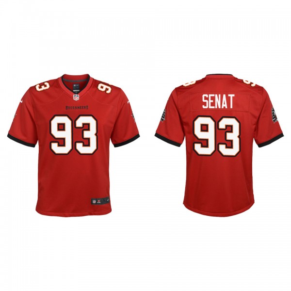 Youth Tampa Bay Buccaneers Deadrin Senat Red Game ...