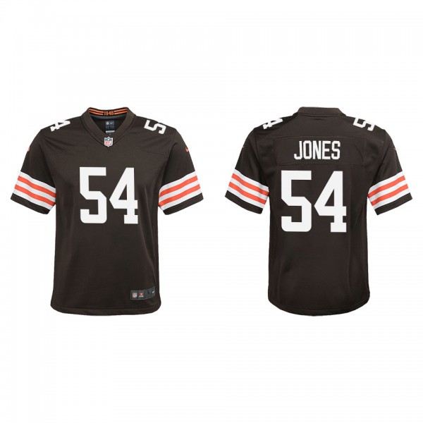 Youth Cleveland Browns Deion Jones Brown Game Jers...