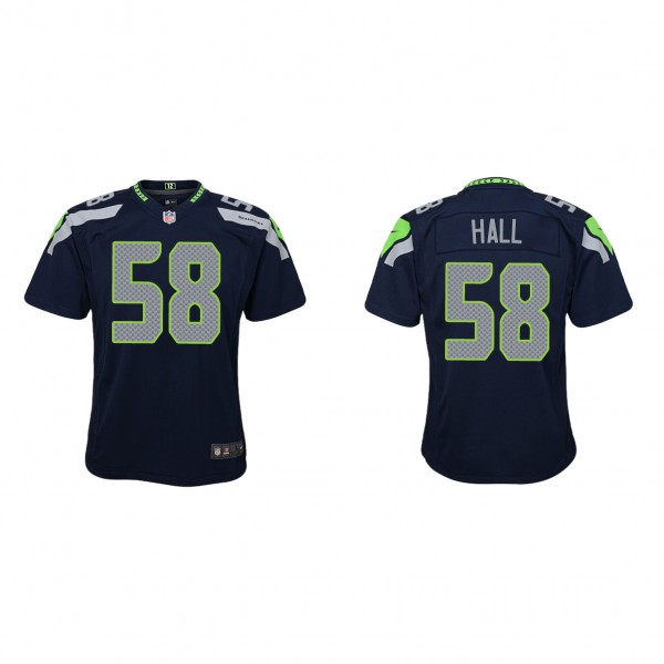 Youth Seattle Seahawks Derick Hall College Navy 20...