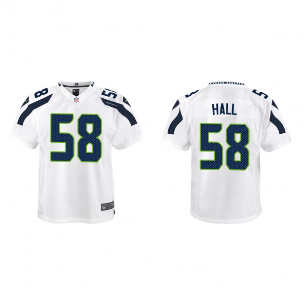 Youth Seattle Seahawks Derick Hall White 2023 NFL ...