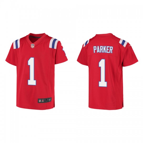 Youth New England Patriots DeVante Parker Red Game Jersey