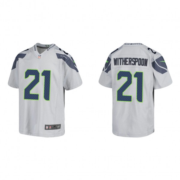 Youth Seattle Seahawks Devon Witherspoon Gray 2023...