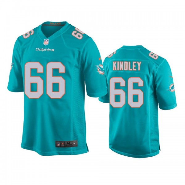 Youth Dolphins Solomon Kindley Aqua Game Jersey