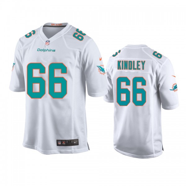 Youth Dolphins Solomon Kindley White Game Jersey