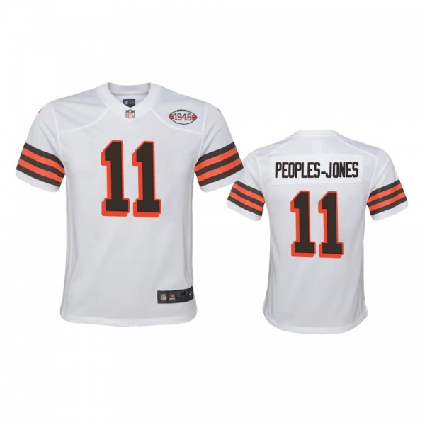 Youth Cleveland Browns Donovan Peoples-Jones White...