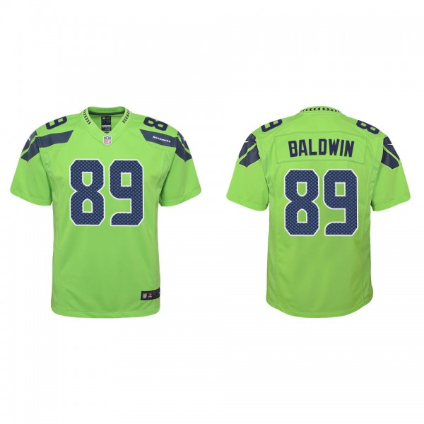 Youth Doug Baldwin Seattle Seahawks Green Alternat...
