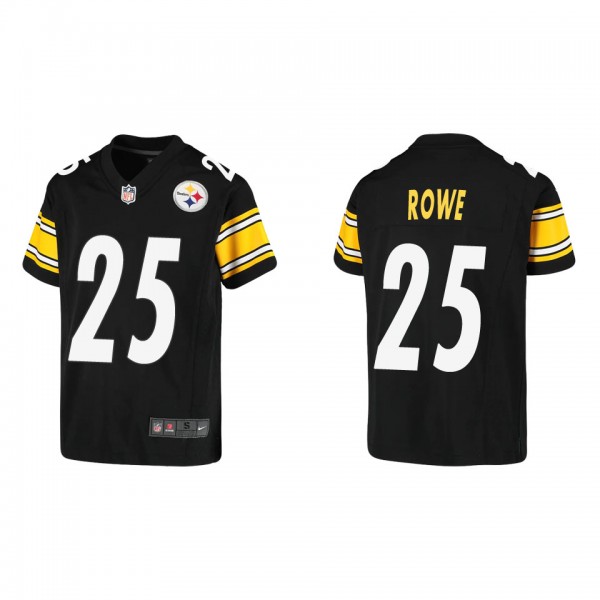 Youth Pittsburgh Steelers Eric Rowe Black Game Jer...