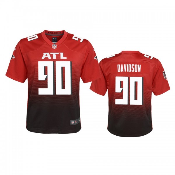 Atlanta Falcons Marlon Davidson Red 2020 NFL Draft...