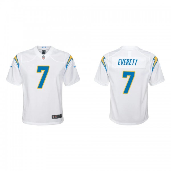 Youth Los Angeles Chargers Gerald Everett White Ga...