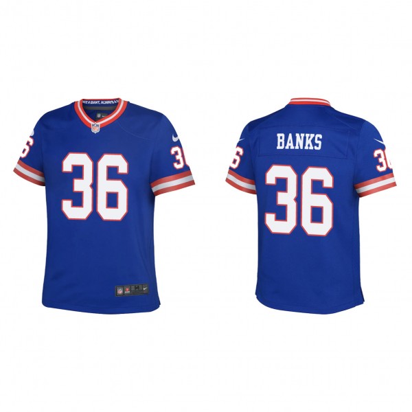 Youth New York Giants Deonte Banks Royal 2023 NFL ...
