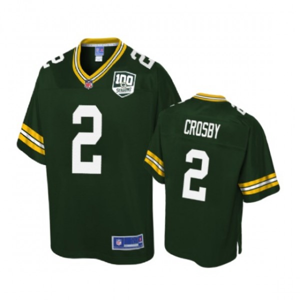 Green Bay Packers Mason Crosby Green Pro Line Jers...