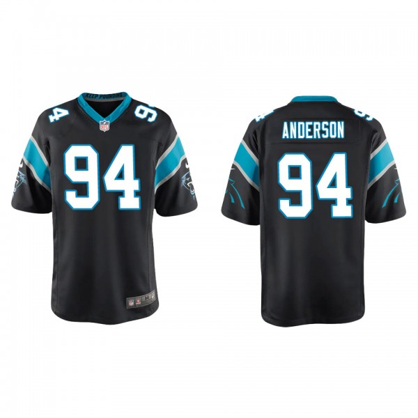 Youth Carolina Panthers Henry Anderson Black Game ...