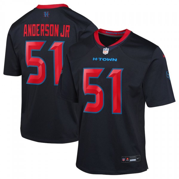 Youth Houston Texans Will Anderson Jr. Navy 2nd Al...