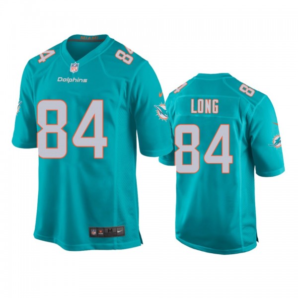 Youth Dolphins Hunter Long Aqua Game Jersey